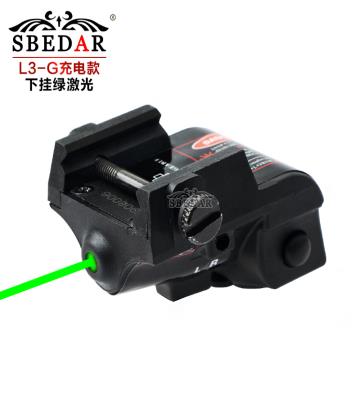 Under L3 sights green laser...