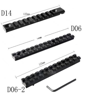 조준경 바닥 레일 20mm 너비 턱꼬리 홈 트랙