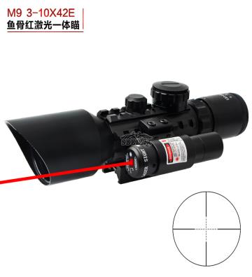 3-142E fish bone red laser...